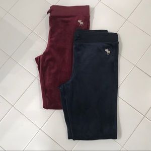 Abercrombie Kids velour joggers
